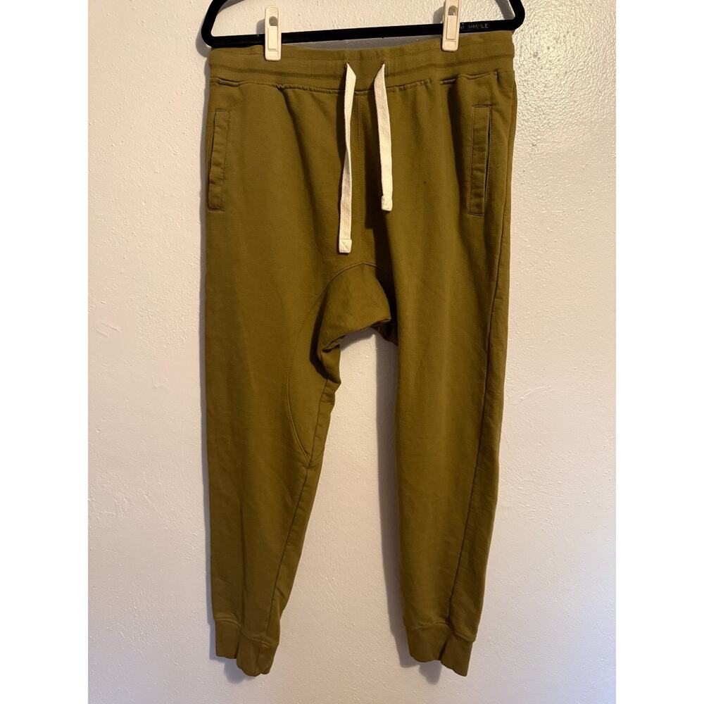 Imperious mens XL olive jogger cotton blend sweatpants side/back pockets